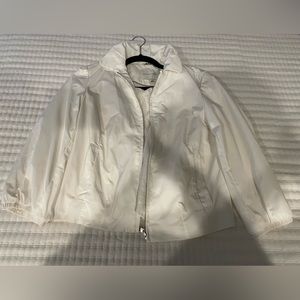 Banana Republic- White Windbreaker Jacket